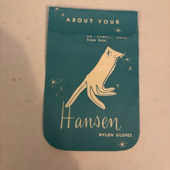 Vintage deadstock Hansen women’s pink pastel nylon gloves size 6.5 - Picture 7 of 10